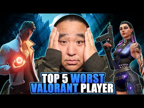Top 5 Worst Valorant Player (ASMR Gameplay)
