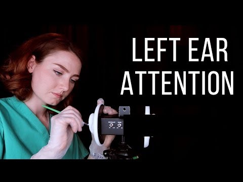 ASMR - EAR ATTENTION for your LEFT Ear (Right Side Sleepers/Broken Headphones)