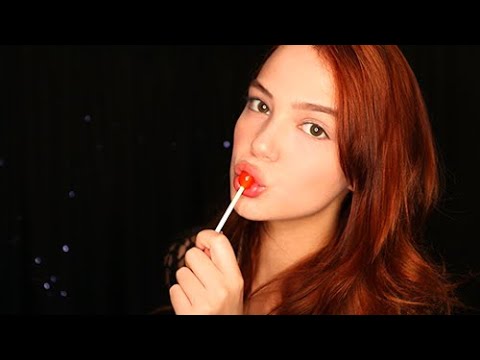 ASMR Lollipop licking and kissing 🍭👅