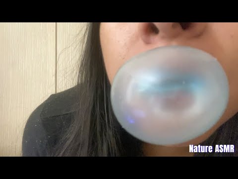 ASMR UP CLOSE GUM CHEWING, CANDY EATING, AND VISUAL TRIGGERS