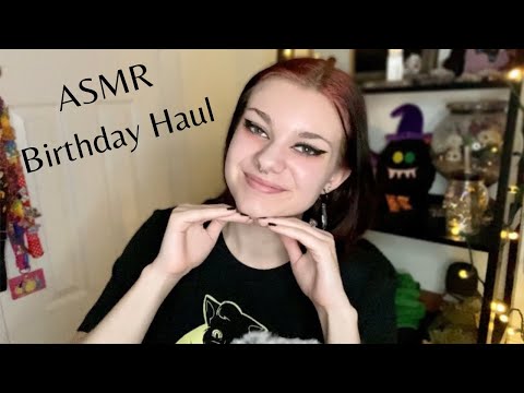 ASMR | 19th Birthday Haul 🎂 Whispering, Tapping, Scratching, etc