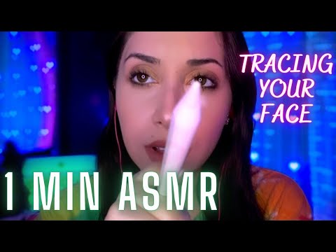 ASMR ✨ Tracing and Drawing your face Quickly ✨ •whispered•