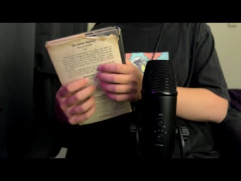 [ASMR] slow tapping and scratching on books 📚📚