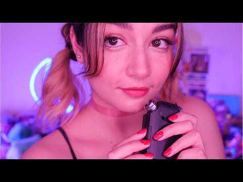 ASMR Tingly Tascam Tapping & Repeating 'Relax' | Mouth Sounds, Tongue Clicking