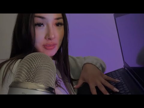 ASMR for people who LOVE mouth sounds with clicky tapping NO TALKING
