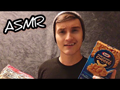 ASMR Grocery Store Cashier Roleplay (whispering, gum chewing, typing)