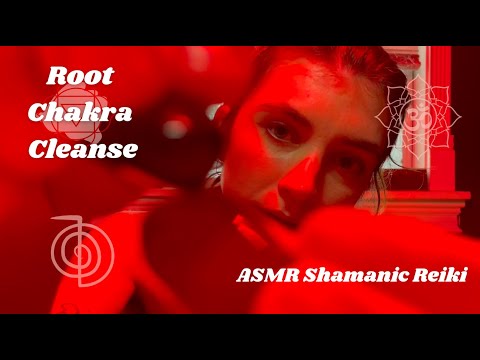 Root Chakra Cleanse | ASMR Shamanic Reiki | Meditation, Affirmations, Crystals