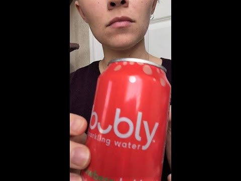ASMR - DRiNKiNG Bubbly Water Seltzer Chugging Aggresive satisfying mouth throat sounds #shorts