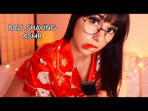 ASMR Manscaping YOU for a Christmas Party 🧔‍♂️ for men, barber shop shave, personal attention