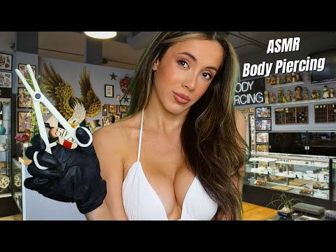 ASMR Girl Gives You a Body Piercing | soft spoken