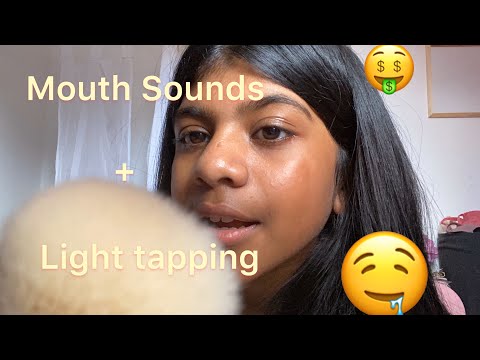 ASMR MOUTH SOUNDS + LIGHT TAPPING ( CHARLOTTES CUSTOM VIDEO)