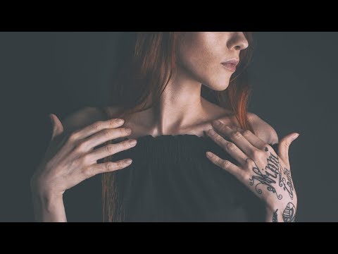 ASMR - COLLARBONE TRACING + neck & shoulders w/ whispering