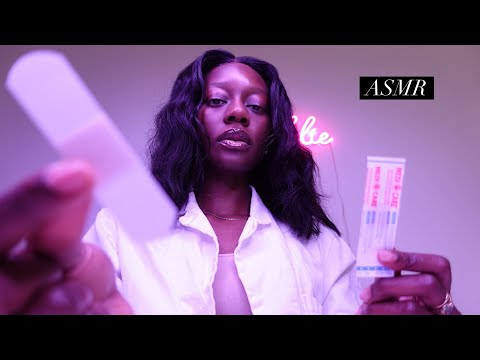 ASMR Nurse Puts Bandaids on Your Face 🩹+ Glove Sounds, Soft Whispers, Clicking 👂🏾