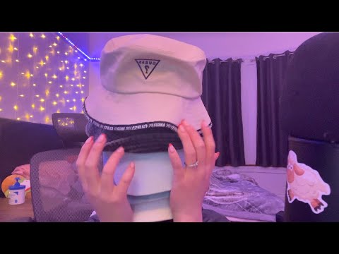 ASMR Hat Tapping and Scratching 🧢