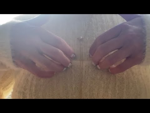 ASMR shirt and skin scratching with nail tapping - lo-fi