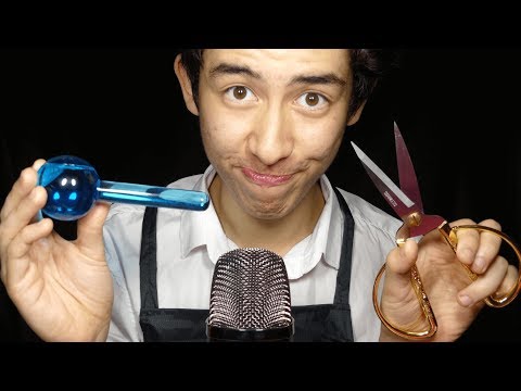 ASMR ✂ Hey, would you like a haircut? ✂