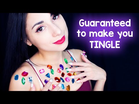 ASMR Jewel Tapping and Scratching SO TINGLY |  Hand Movements and Whisper | 100% Guaranteed Tingles