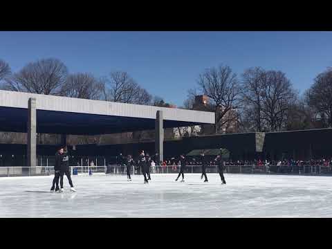 Figure Skating in Prospect Park w/ Back Flip at end