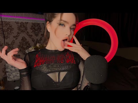 ASMR AGGRESSIVE AND FAST SPIT PAINTING drool and spit ACMP