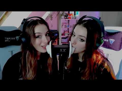[ASMR]| Ear Noms with my Twin :)