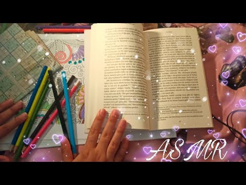 🖤Kitap Okuma 💜Bulmaca Çözme 💚Mandala Boyama | Türkçe ASMR