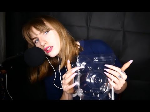 [ASMR] Trigger Words ~ 4 Triggers ⁓ Soft Whispers ⁓ Scratching Tapping Hand Movements  ⁓ Long Nails