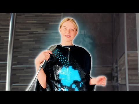 [ASMR] Wet clothes sounds | Soaked Cape Sounds [Therapeutic] 🚿