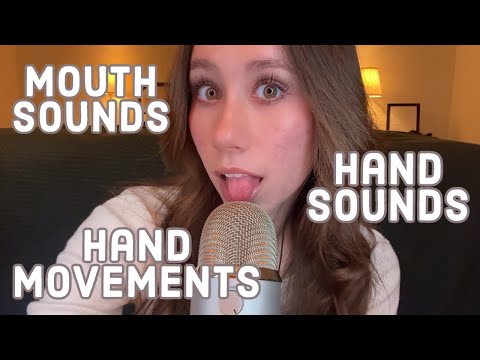 ASMR | Fast Mouth Sounds, Hand Sounds, & Hand Movements + Jewelry Unboxing (reupload)
