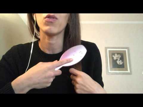 ASMR: hair brushing and thank you for support me -Whisper-