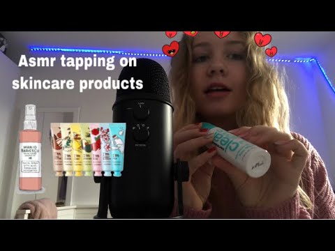 ASMR || Tapping on skincare products 💎🧼🛍