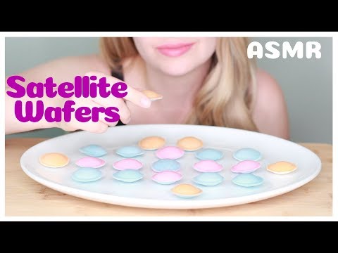 ASMR: Satellite Wafers Candy *EATING SOUNDS* (no talking)