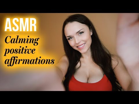 ASMR // Positive affirmations to help you relax + sleep (personal attention + face touching)