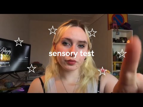 lofi asmr! [subtitled] sensory test!