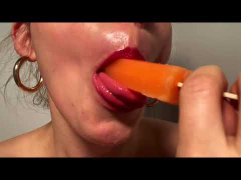 ASMR-Popsicle Part 2 (Licking, Slurping Sucking Sounds)