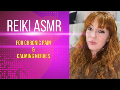 Reiki Healing For Chronic Pain & Calming Nerves | ASMR | Waterfall Sounds & Meditation Music