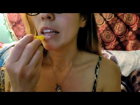 ASMR - chapstick application + mouth sounds and talking💋