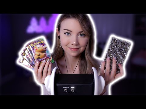 ASMR Archive | Headphone Scratching & Pokemon Card Pulling Until You're Sleepy | January 17th 2021