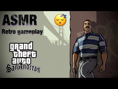 [ASMR] GTA San Andreas gameplay (4) gum chewing / rambling