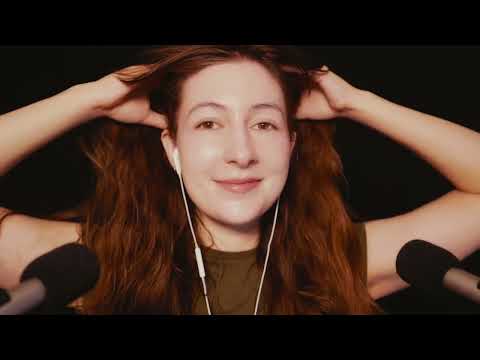 ASMR ~ Hair Play for You and Me 🎧my FAVORITE trigger for tingles (long nails, mirrored/soft touch)