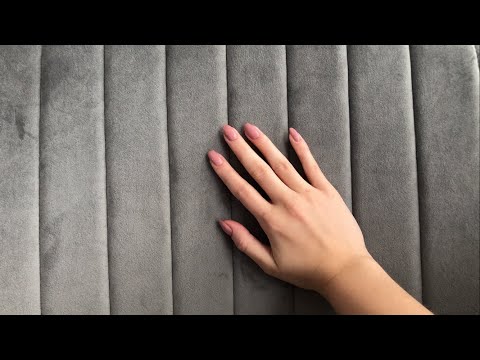 ASMR | Tapping & Scratching on a Suede Chair🧵| No Talking