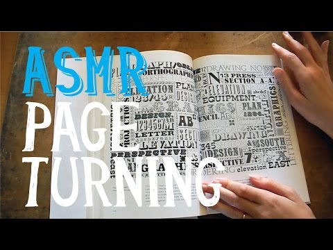 ASMR Page Turning Graphic Book with Whispering