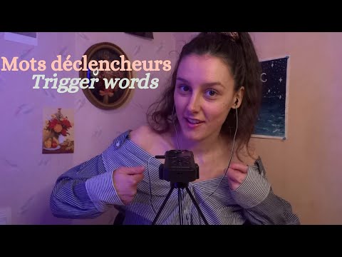 ASMR Français: Mots déclencheurs pour t'endormir (mouth sounds, trigger words)