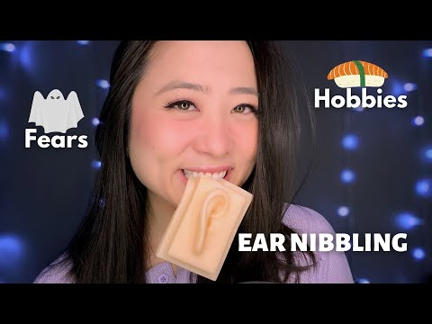 ASMR | Ear Biting & Nibbling while Telling You about Myself