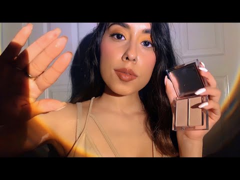ASMR Doing Your Makeup Using Only My Hands RP (personal attention)