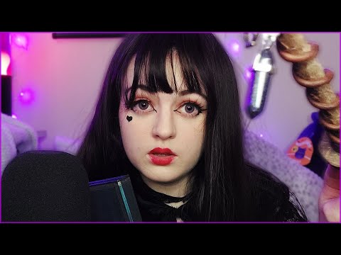 【ASMR】 How does your blood taste? Weird goth girl casts a spell on you RP ┃ Soft spoken, tapping