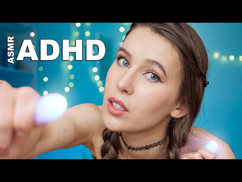 ASMR for ADHD | FAST Paced Aggressively UNPREDICTABLE Triggers ( Pay Attention/Focus, Mouth Sounds )