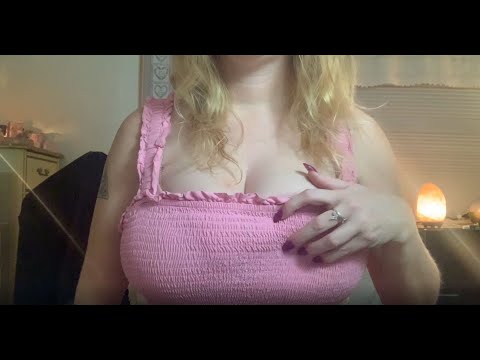 ASMR Fast & Aggressive 17 Minutes Pure Fabric Scratching Pink Shirt with Long Nails (no talking)