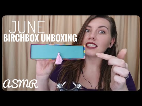 June Birchbox Unboxing ASMR