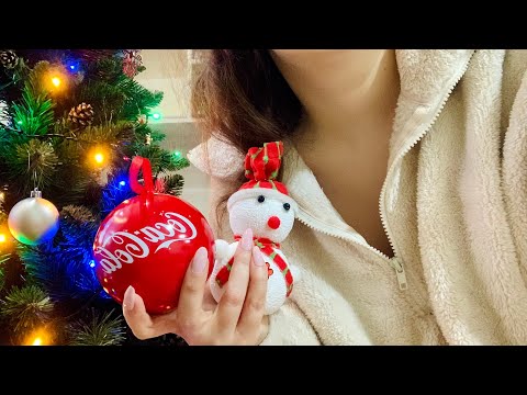 ASMR: XMAS TINGLES 🎄 Fast Tap & Scratch 💤 Pajama Scratching