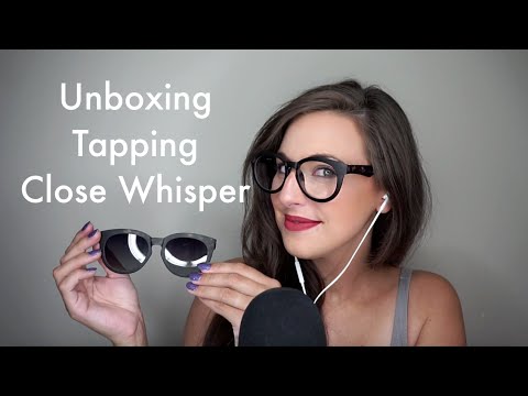 ASMR Unboxing Close Whisper & Tapping